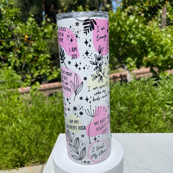 Mommy Reminders 20oz shimmer tumbler - Picture 4 of 6